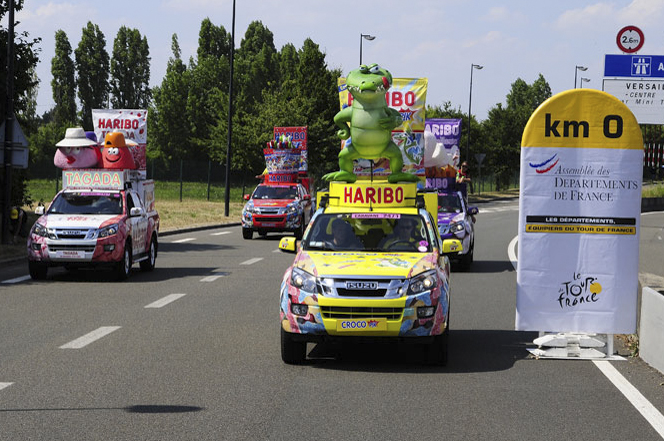 photo Isuzu Haribo Tour de France Cycliste