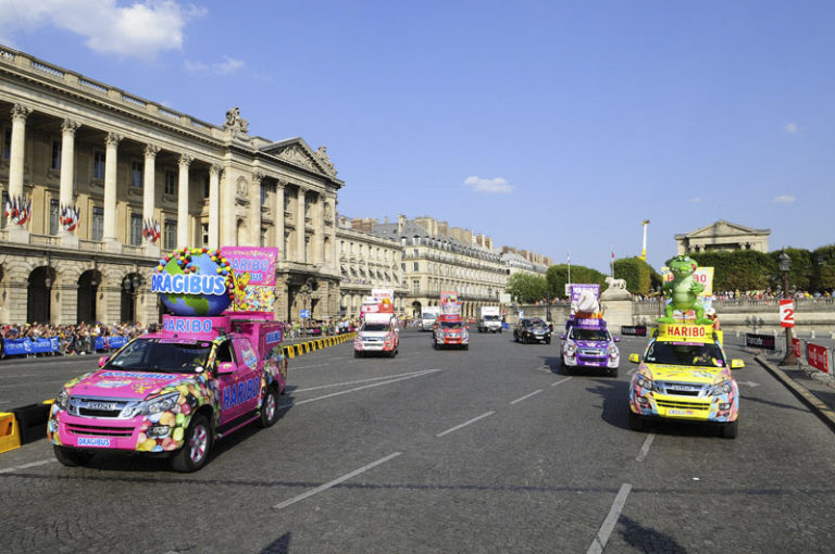 photo Isuzu Haribo Tour de France Cycliste