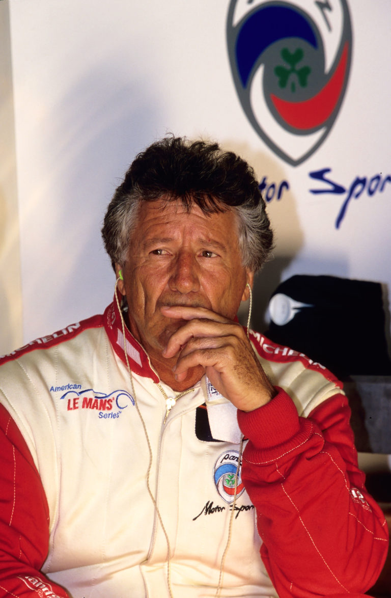 photo portrait homme Mario Andretti